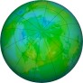 Arctic ozone map for 2022-08-13
